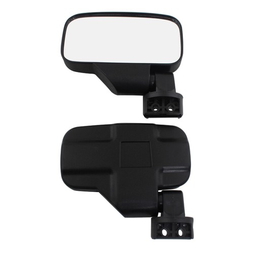 Black Side Rearview Mirrors For Yamaha UTV Gator For Can-Am Maverick 2-2.5" Bars - Picture 9 of 10