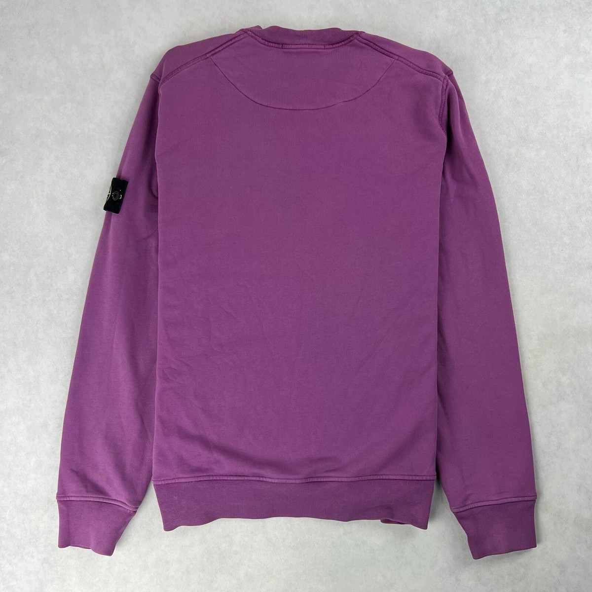 Stone Island Crewneck Pullover Sweatshirt Purple Jumper Medium