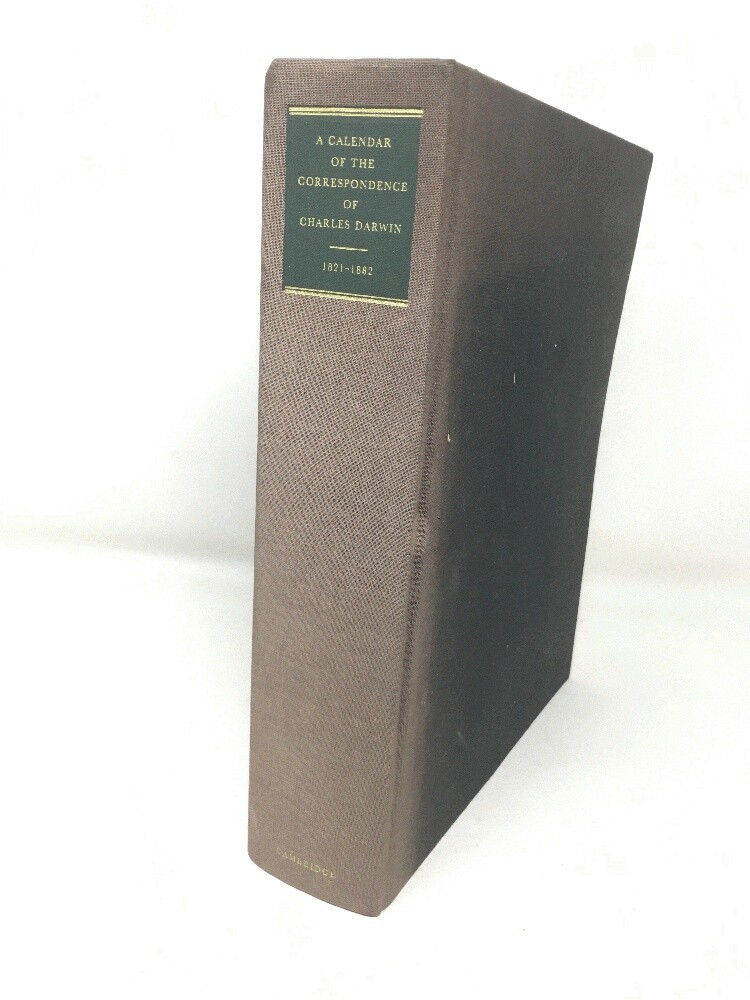 A Calendar of the Correspondence of Charles Darwin, 1821-1882