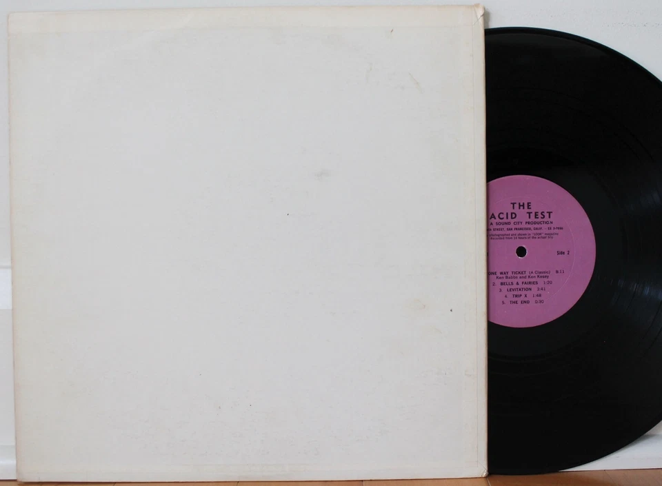 KEN KESEY “The Acid Test” LP (Sound City, orig 1966) Grateful Dead - RARE Psych - Image 2 of 4