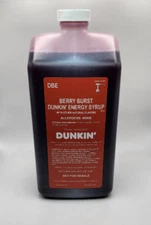 BRAND NEW SEALED DUNKIN' DONUTS - BERRY BURST DUNKIN' ENERGY 64 OZ JUG W/PUMP