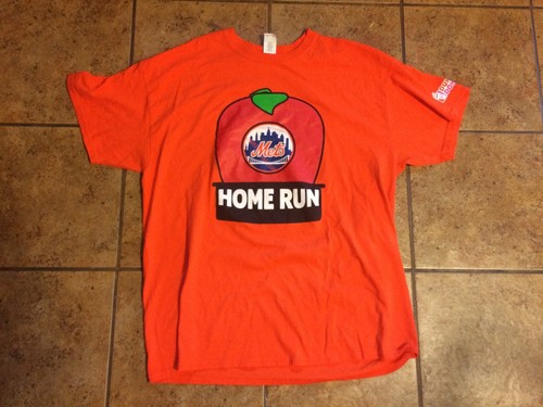 New York Mets Home Run Apple Adult XL T 