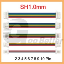 JST-SH1.0mm Pitch Female to Female Connector Cable Wire 2/3/4/5/6/7/8/8/10 Pin