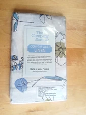 The Company Store Comfort Wash 100% Linen King Pillow Sham Floral