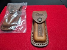 Case Trapper Brown Leather Sheath Case for Folding Pocket Knife XX USA 980