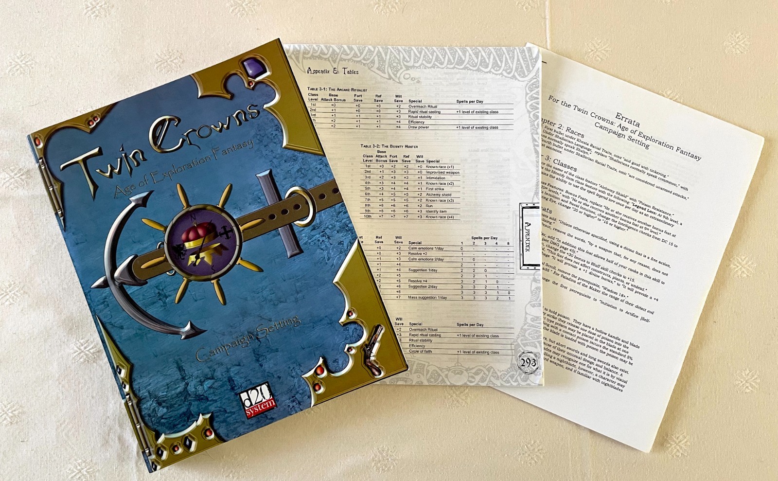 Twin Crowns Age of Exploration livre d20 pour MJ et campagnes de navigation