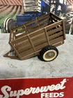 TONKA Stake Rack 2 Wheel Utility Trailer Good Condition Bronze