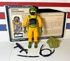 GI Joe Airtight 1985 v1 *100% COMPLETE w/File Card, Near Mint!* Vintage ARAH
