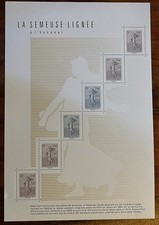 Timbre Bloc N°F5532, Semeuse lignée, neuf **, TB. 2021