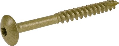 Power Pro 47876 Construction Lag Screws 5/16''-18 x 3-1/2'' Epoxy Coated Torx/S...