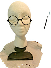  1- Antique 1920s Celluloid Tortoise Shell  Black George Burns Eyeglasses