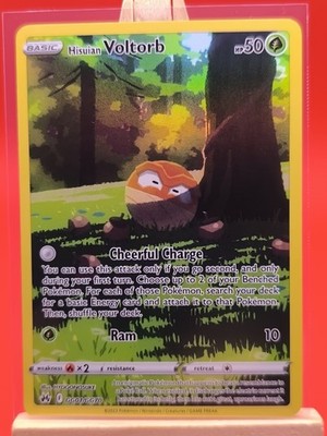 Hisuian Voltorb GG01/GG70 Crown Zenith Galarian Gallery Ultra Rare Pokemon Karte
