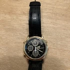 RARE VINTAGE SEIKO QUARTZ WORLD TIMER 5T52-6A39 GMT ALARM 37MM MEN'S WATCH