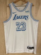 Nike Los Angeles Lakers Lebron James City Edition Authentic Jersey - Size 52 2
