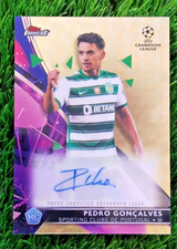 Marketplace image: 2021-22 Topps Finest UCC Pedro Goncalves RC SUPERFRACTOR 1/1 Auto - Sporting CP