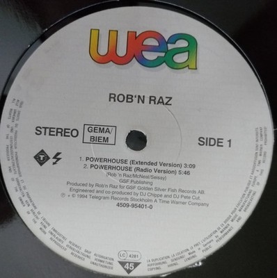 Rob 'N' Raz - Power House (12'')