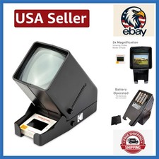 35mm Slide Viewer with 3X Magnification  LED Backlight for Nostalgic Memories