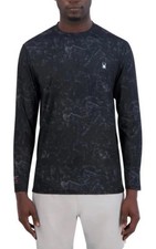 Spyder Swim Mens Size XL Rash Guard Surf Sand Sun UPF 30 Long Sleeve Shirt New