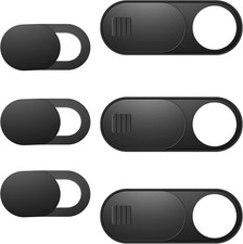 Laptop Camera Cover Slide, Phone Black Small 3 Pcs Large 3 Pcs 