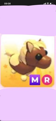 Mega Neon Pony dark Brown    Adopt Me