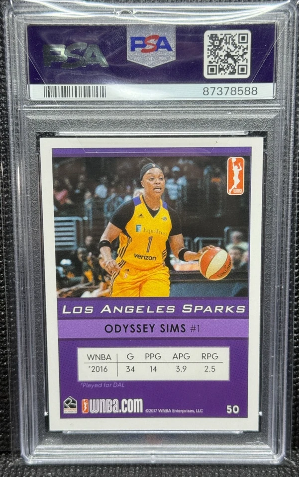 🏀 Odyssey Sims 💎 PSA 10 💎 2017 Rittenhouse WNBA - Indiana Fever Free Shipping - Image 2 of 4
