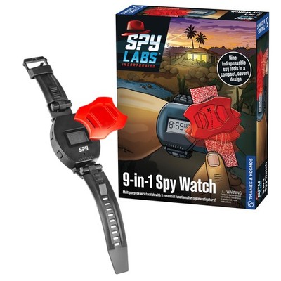 Thames & Kosmos Labs 9 1 Spy Watch Time Red ages 6 up Standard Functional