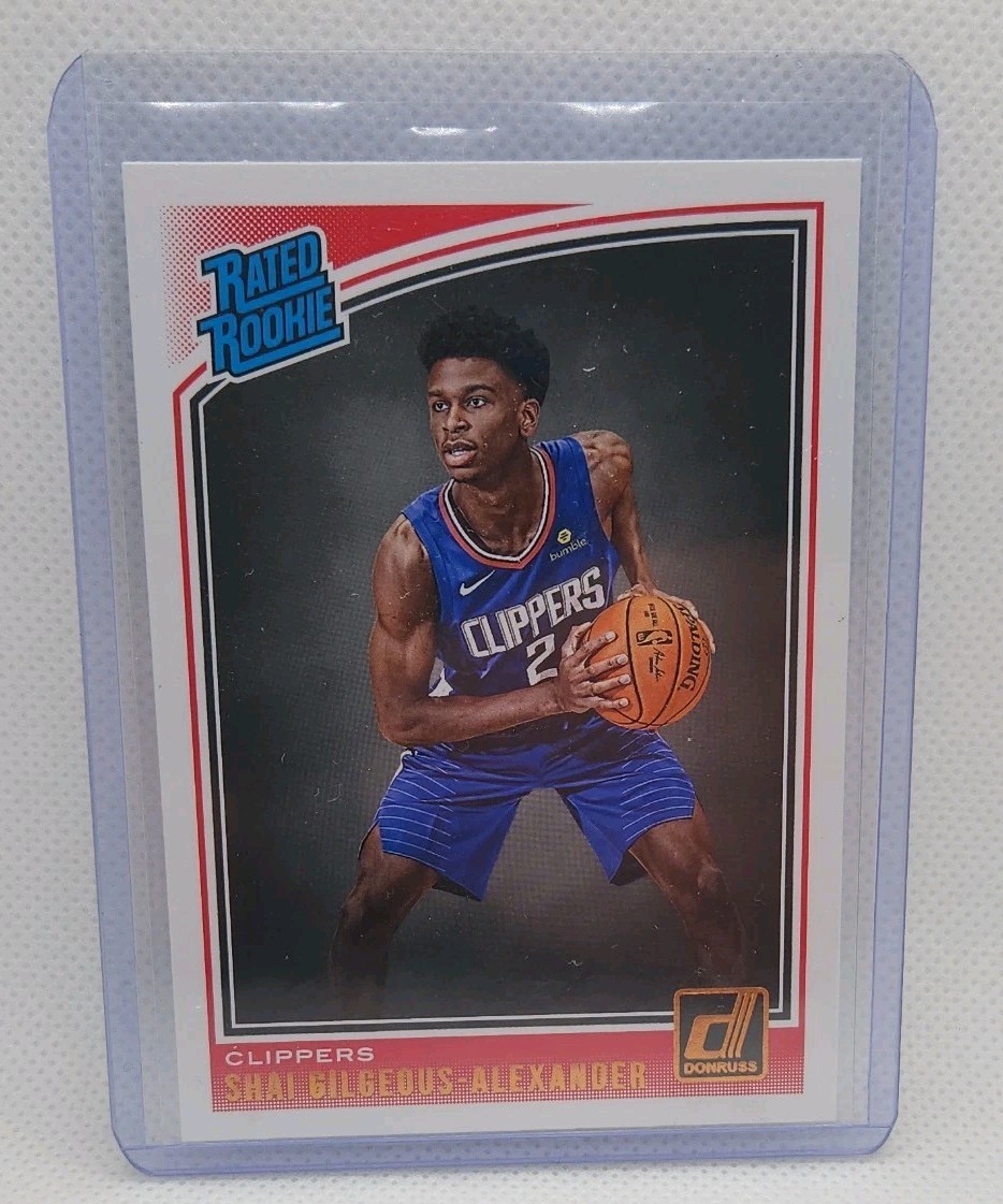 2018-19 Panini Donruss Rated Rookie Shai Gilgeous-Alexander #162 (RC)