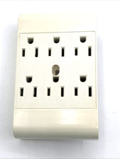 6 Outlet Adapter Extender - Beige