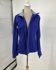 Lululemon Athletica Blue Heather Gray Zip-Up Jacket Size 8