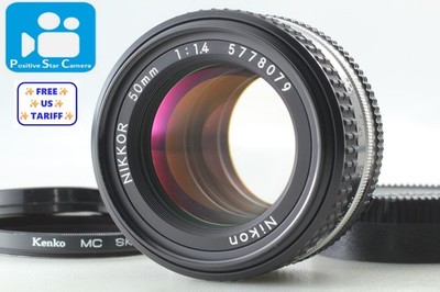 🎦VIDEO👀 ✨MINT✨ Nikon Ai-s Nikkor 50mm f/1.4 MF Lens From JAPAN