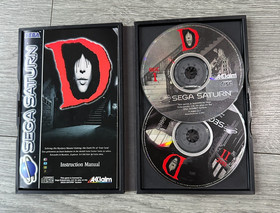 D &ndash; Sega Saturn (PAL) &ndash; Boxed Complete + Manual &ndash; Tested Working &ndash; Good Conditio