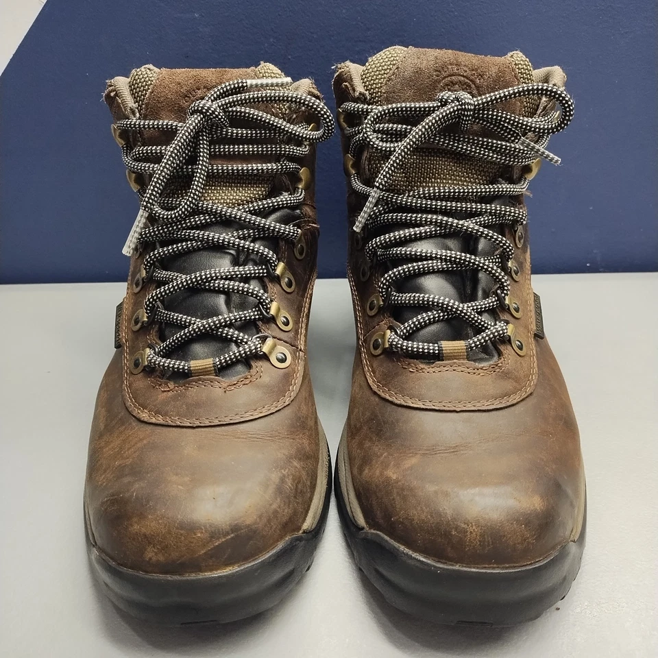 Timberland Ledge Mid Botas de Senderismo para Hombres EE. UU. 9.5 Marrón Negro Impermeable Con Cordones Foto 2 de 4