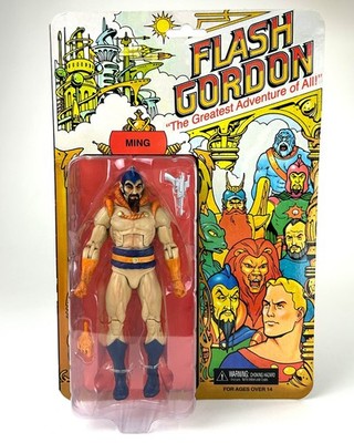 Neca Reel Toys Flash Gordon Ming the Merciless 8'' Action Figure MOC 93N030421