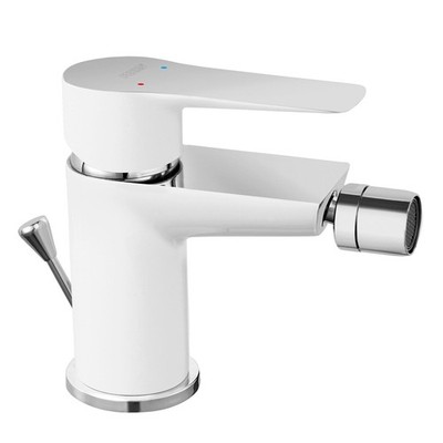 Bidetarmatur Weiß Badarmatur Wasserhahn für Bidet Intim Dusche Serie Adore