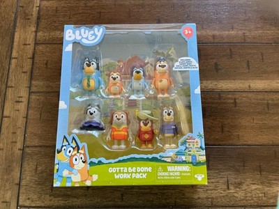 Bluey Friends - Gotta Be Done Work Pack - 8 Figure Multi Pack - New In Box