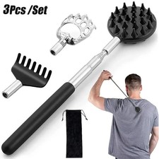 3 PCS Back Scratcher Long Reach Pick Itch Relief Tool Portable