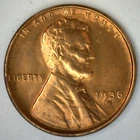 1936 S Lincoln Wheat Cent Coin 1c San Francisco Penny Uncirculated As seen Here