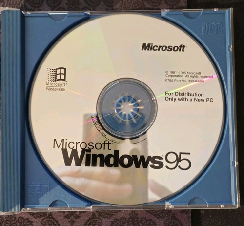 Vintage Microsoft Works For Windows 95 CD Factory Sealed - Picture 1 of 1