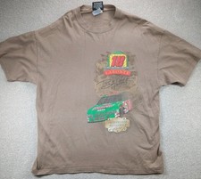 2001 BOBBY LABONTE No. 18 Interstate Batteries WINSTON CUP XL T-Shirt BROWN