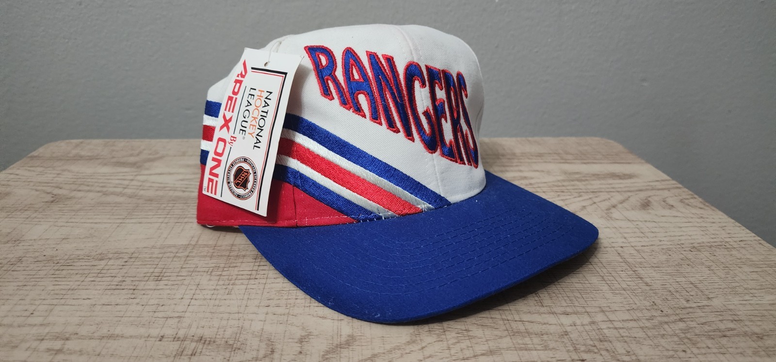 Vintage New York Rangers Apex One Wraparound/Logo Snapback Hat 