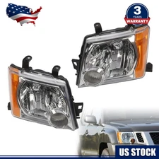 Headlight Assembly Set For 2005-2015 Nissan Xterra Driver Passenger Side 2Pc