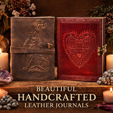 Buy 1 Get 1 Free Vintage Leather Journal Handmade Sketchbook,200 Pages Notebook