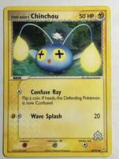 Team Aqua's Chinchou Team Magma vs Team Aqua 49/95 MP-LP Pokémon Card on eBay