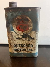 Antique Phillips 66 Outboard Motor Oil Can