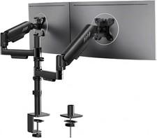 Vertical Dual Monitor Arms, Stacked Monitor Stand for 13-33″ Screens
