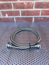 Flexible 200" Stainless Steel Braided Hose w/ 1"  Sanitary Fitting