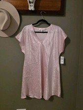 Oscar De La Renta New Pink Label Night Shirt Size L