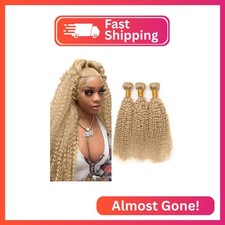 24 26 28 Inch 22 Ash Blonde Bundles Human Hair Water Wave Bundles Blonde Human