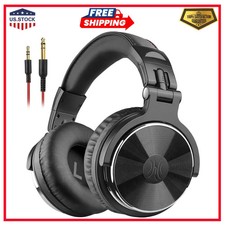 OneOdio Wired Over Ear DJ Headphones Hi Res Audio for PC Guitar Keyboard Black