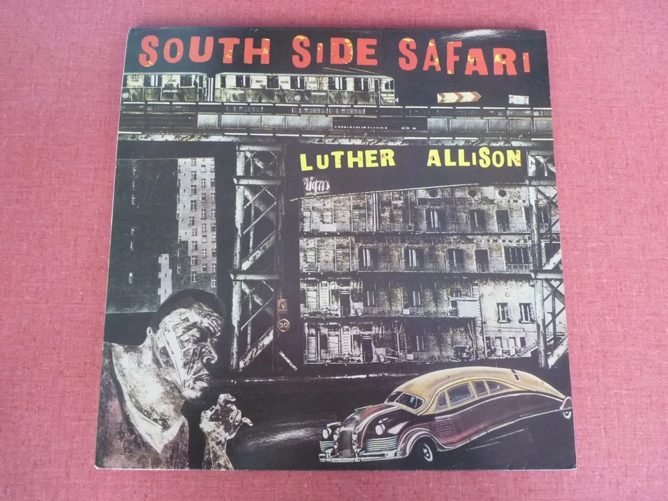 LUTHER ALLISON - South Side Safari - Rare LP Blues vinyle 33 Rumble Records - Photo 2/4